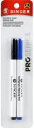 Picture of QuiltPro Permanent Fabric Marking Pens - Fine Black & Blue 2/Pkg