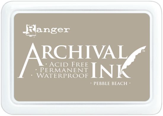 Picture of Ranger Archival Ink Pad #0 Pebble Beach