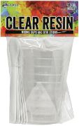 Picture of Ranger Clear Resin Mixing Cups & Stir Sticks (5) Mixing Cups & (5) Stir Sticks