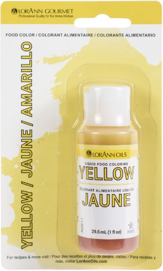 Picture of Liquid Food Color 1oz Yellow