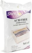 Picture of Innovative Home Creations Acid-Free Storage Bag 2/Pkg 25"X21"X11" Clear Top, Translucent Sides