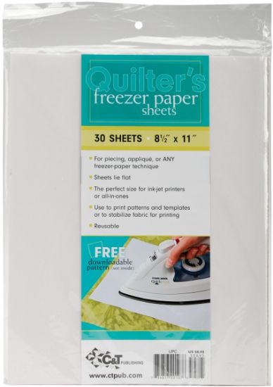 Picture of Quilter's Freezer Paper Sheets 8.5"X11" 30/Pkg