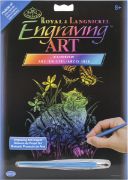 Picture of Rainbow Foil Engraving Art Kit 8"X10" Kitten & Butterflies