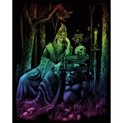 Picture of Rainbow Foil Engraving Art Kit 8"X10" Wizard
