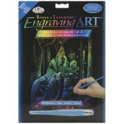 Picture of Rainbow Foil Engraving Art Kit 8"X10" Wizard