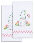 Picture of Jack Dempsey Stamped Decorative Hand Towel Pair 17"X28"-Gnome