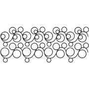 Picture of Quilt Stencils By Patricia Ritter Double Bubble Overall