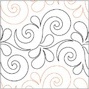 Picture of Quilt Stencils By Patricia Ritter Wave On Wave 9"