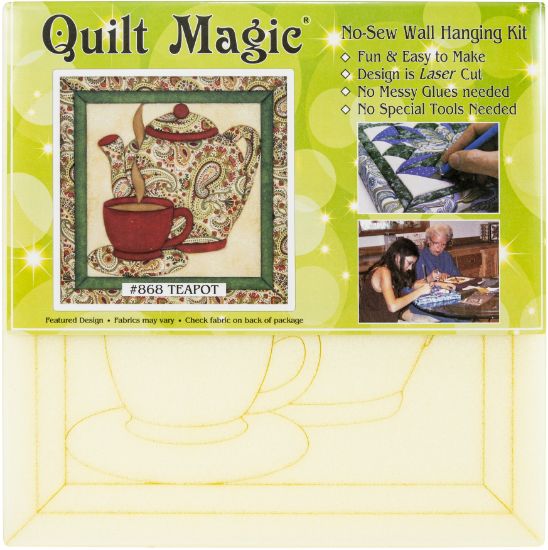 Picture of Quilt-Magic No Sew Wall Hanging Kit Teapot