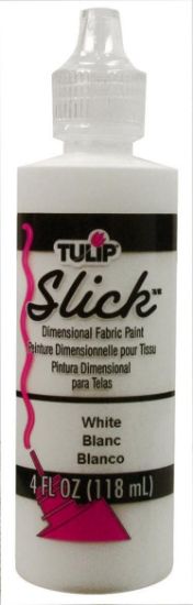 Picture of Tulip Dimensional Fabric Paint 4oz Slick - White