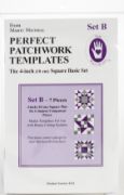 Picture of Perfect Patchwork Template Set B - 4" Basic Square Set 7/Pkg