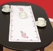 Picture of Jack Dempsey Stamped Table Runner/Scarf 15"X42" Stocking