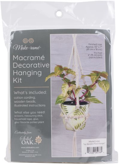 Picture of Macrame Hanging Kit Large Beaded Plant Hanger