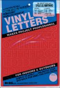 Picture of Permanent Adhesive Vinyl Letters & Numbers 1" 183/Pkg Red