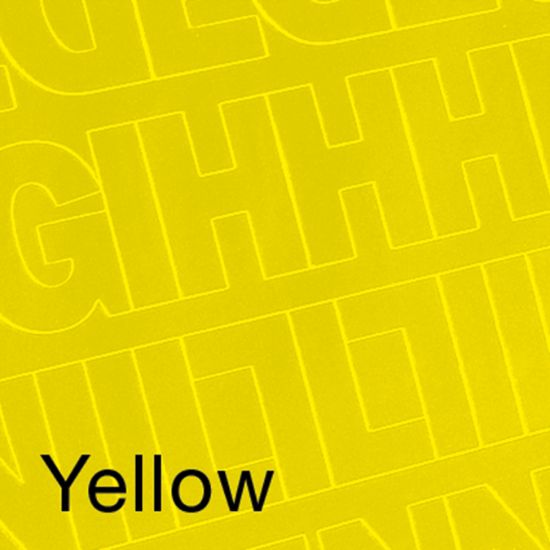 Picture of Permanent Adhesive Vinyl Letters & Numbers 3" 160/Pkg Yellow