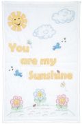 Picture of Jack Dempsey Stamped White Quilt Crib Top 40"X60" You Are My Sunshine
