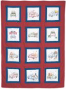 Picture of Jack Dempsey Themed Stamped White Quilt Blocks 9"X9" 12/Pkg Trucks for all Seasons