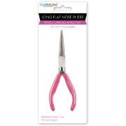 Picture of Long Flat Nose Pliers W/Soft Grip Handle 6"