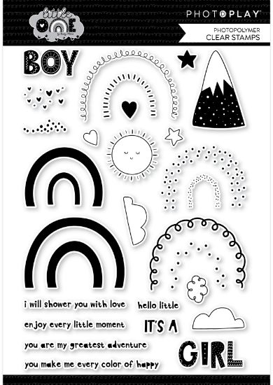 Picture of PhotoPlay Photopolymer Stamp Rainbows