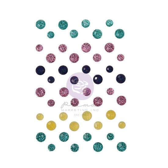 Picture of Prima Marketing Painted Floral Say It In Crystals-Assorted Dots 48/Pkg