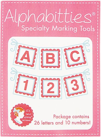 Picture of It's Sew Emma Alphabitties Pack Pink