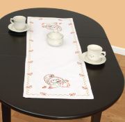 Picture of Jack Dempsey Stamped Table Runner/Scarf 15"X42" Cornucopia