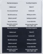 Picture of Maker Forte Simple Sayings Cardstock 8.5"X11" 3/Pkg Encouragement