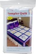 Picture of Jack Demspey Stamped Sampler Quilt Blocks 18"X18" 12/Pkg Flowers