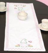 Picture of Jack Dempsey Stamped Table Runner/Scarf 15"X42"-Gnomes