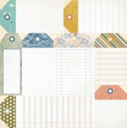 Picture of PhotoPlay Travelogue Double-Sided Cardstock 12"x12"-Documented