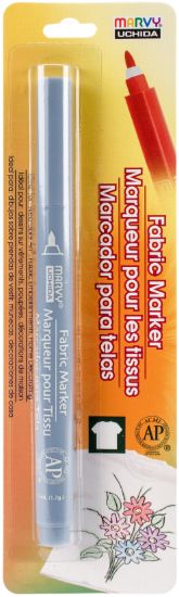 Picture of Permanent Fine Point Fabric Marker Cool Grey