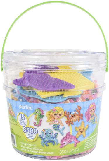 Picture of Perler Fused Bead Bucket Kit Mermaid