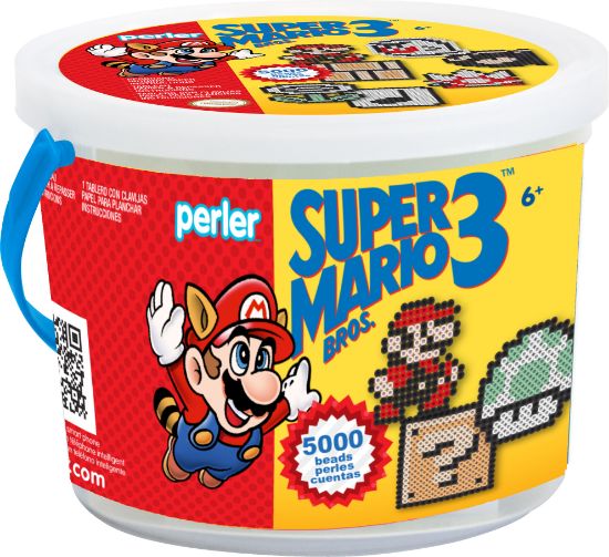 Picture of Perler Fused Bead Bucket Kit Super Mario Bros. 3
