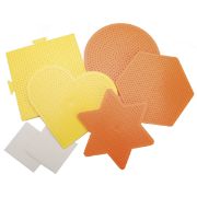 Picture of Perler Pegboards 5/Pkg Assorted Shapes & Colors