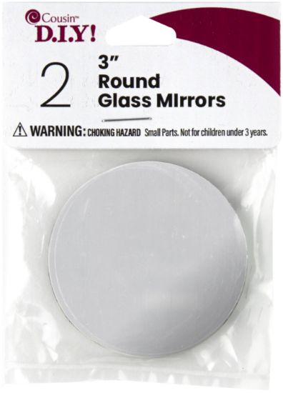 Picture of Round Glass Mirror 2/Pkg Silver