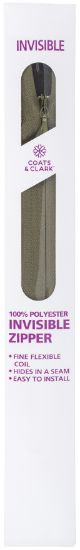 Picture of Invisible Zipper 7" To 9" Olive