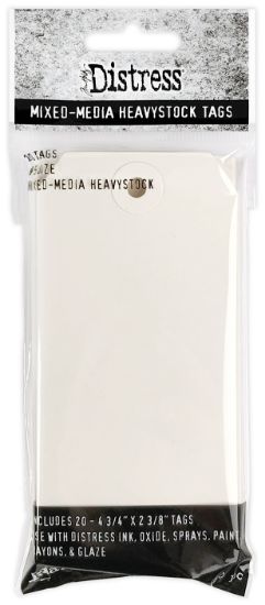 Picture of Tim Holtz Distress Mixed Media Heavystock Tags #5 20/Pkg-