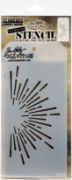 Picture of Tim Holtz Layered Stencil 4.125"X8.5" Burst