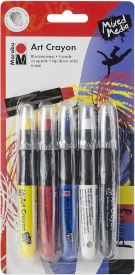 Picture of Marabu Creative Art Crayon Set 5/Pkg Primary 