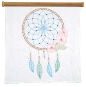 Picture of Jack Dempsey Stamped White Wall Or Lap Quilt 36"X36" Dream Catcher