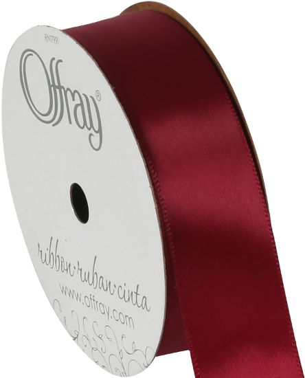 Picture of Single Face Satin Ribbon 7/8"X18' Sherry