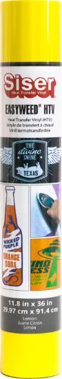 Picture of Siser EasyWeed HTV Vinyl 11.8"X36" Roll Lemon