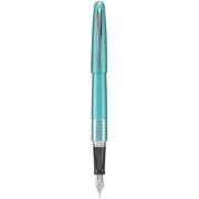 Picture of Pilot® MR Retro Pop Collection Fountain Pen, Turquoise Barrel, Black Ink, Fine