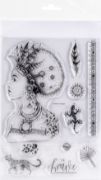 Picture of Pink Ink Designs A5 Clear Stamp Set African Queen