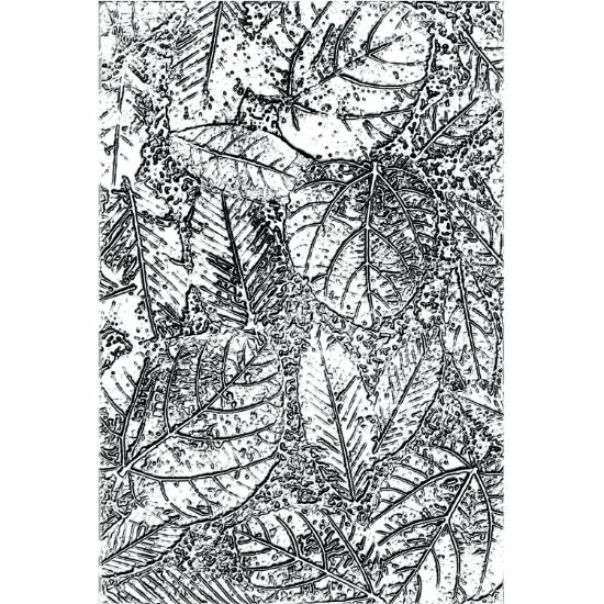 Picture of Sizzix 3D Texture Fades Embossing Folder By Tim Holtz Foliage