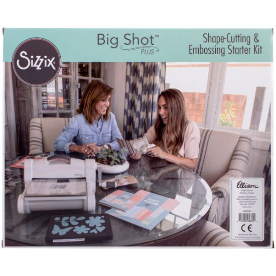 Picture of Sizzix Big Shot Plus Starter Kit (US Version) White W/Gray