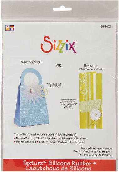 Picture of Sizzix BIGkick/Big Shot/Vagabond Texturz Silicone Rubber 7.875"X5.75"X.125"