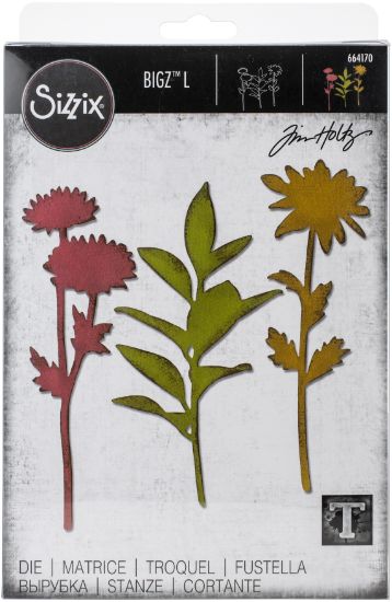 Picture of Sizzix Bigz Large Die By Tim Holtz Large Stems