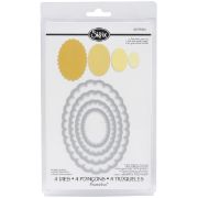 Picture of Sizzix Framelits Dies 4/Pkg Scallop Ovals