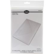 Picture of Sizzix Plastic Envelopes 2/Pkg 6.25"X9"
